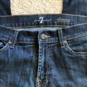 7 for all Mankind Slimmy Jeans. Size 33.